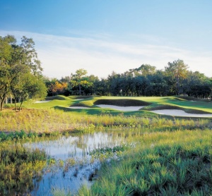 4th hole and Wildlife marsh area-Grande Pines Golf Club